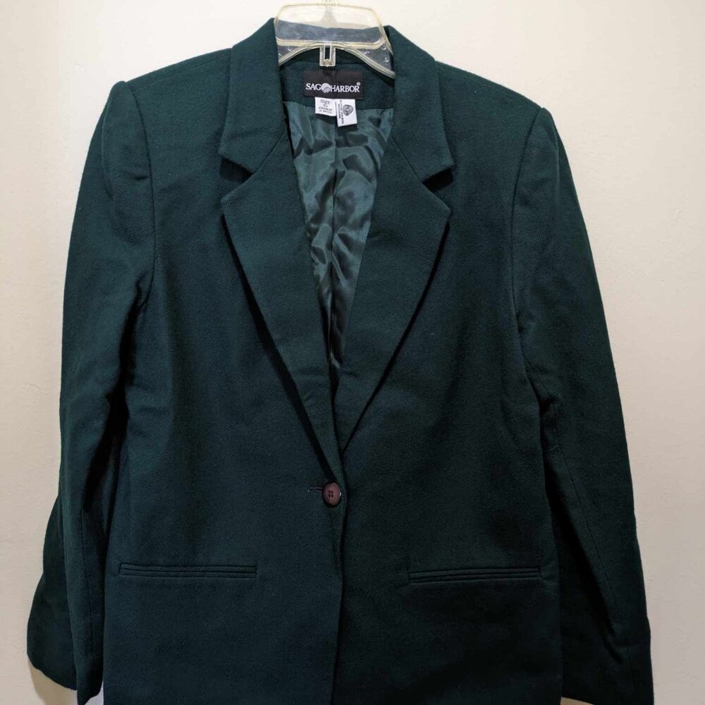 Sag Harbor Blazer - Hunter Green - size 10 - NWT